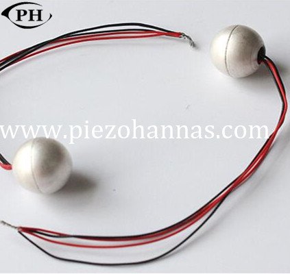 cheap piezoceramic sphere piezoelectric vibration sensor