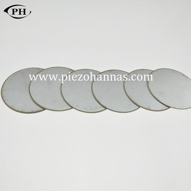 customized 28mmx2mm piezoelectric bimorph disc for auto bed leveling 