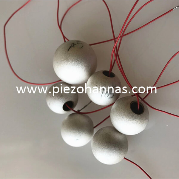price of piezoelectric transducer piezo sphere for sonar