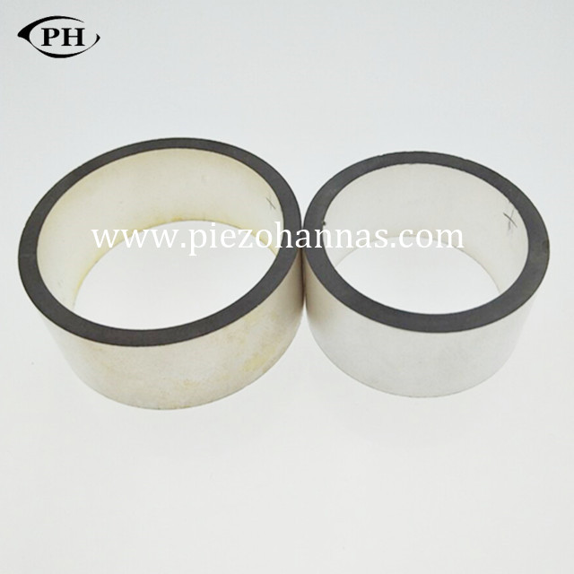 45mmx15mmx5mm alumina customized ring shape ultrasonic piezoceramic rings