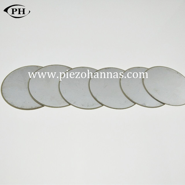 1Mhz piezo disc shape piezo ceramic with P4 materials