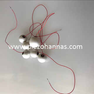 100Khz Piezo Ceramic Sphere Piezoceramic Sphere for Acoustic Transducer