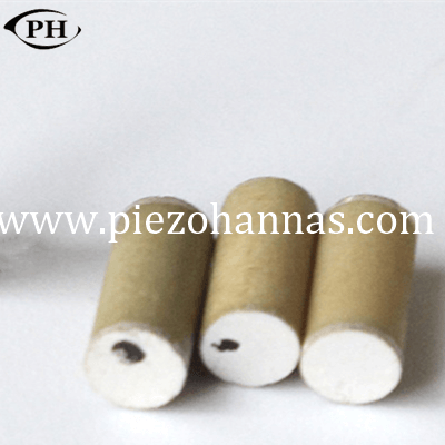 high density piezo ceramic cylinder P5 materials piezo transformer
