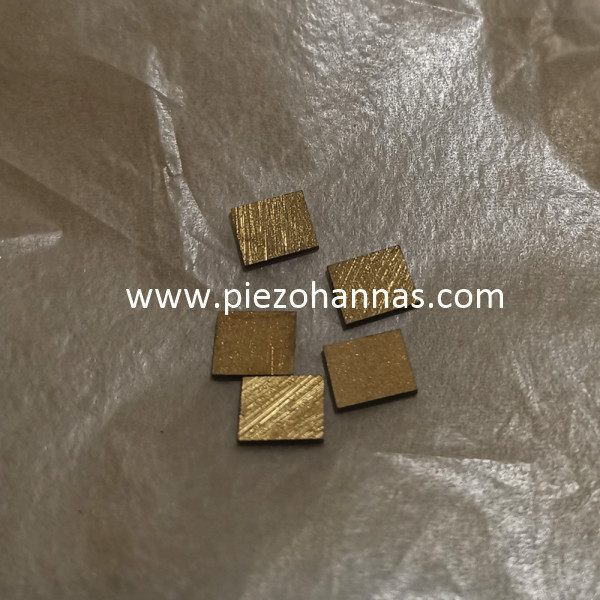 Custom Gold Plating Piezoelectric Ceramic Shear Plates