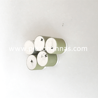 Pzt Material Solid Cylindrical Shape Piezo Ceramic Rod 