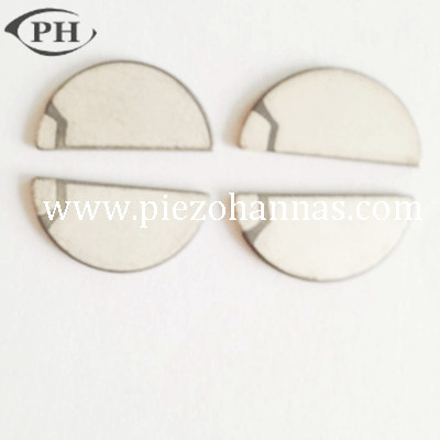 half moon piezo ceramic disc for ultrasonic transducer fetal doppler 