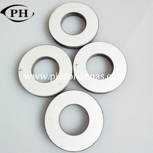 142 KHz piezo rings with silver electrodes for ultrasonic sensor