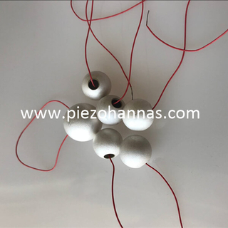 most popular piezoelectric ceramic shpere components for underwater transducer 