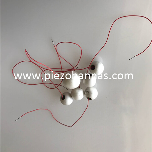 PZT5A Material Piezo Ceramics Sphere Transducer Material for Underwater Acoustic 