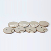 Wrap-around Electrodes piezoelectric ceramics disc for NDT transducers