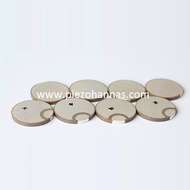 Wrap-around Electrodes Piezo Ceramics Disc for Echo Sounders