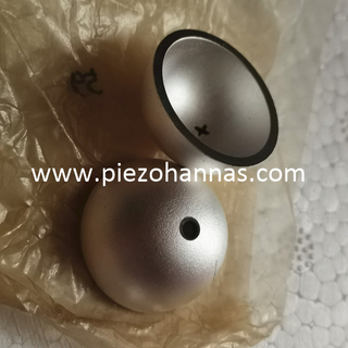 Custom PZT5A Piezo Hollow Hemispheres for Robotic Sensing