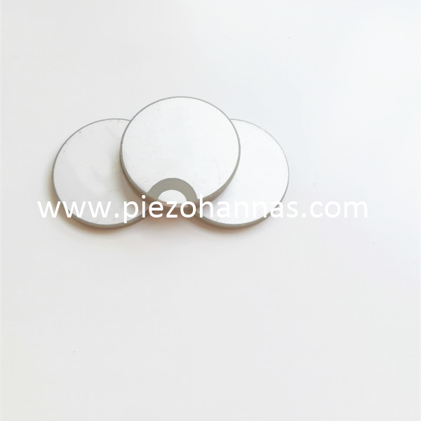 Silver Electrode Pzt Powder Piezo Ceramics Disc for Vibration Sensors