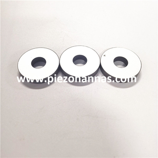 Custom Pzt Material Piezo Ceramic Ring Piezoelectric Ultrasonic Transducer