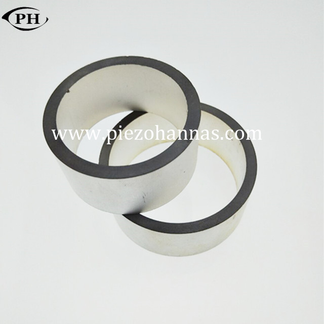 50mmx17mmx5mm high Intensity piezo ring flow measurement PZT 4