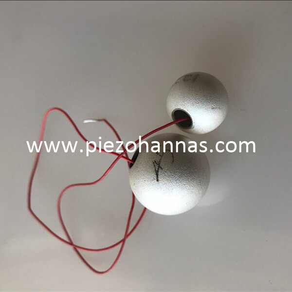 pzt 5a material hollow ball sphere piezo ceramic for sonar