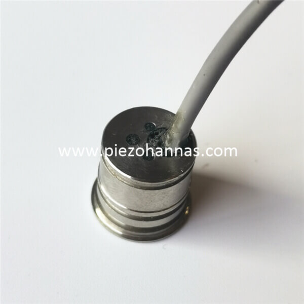 200KHz Aluminum Ultrasonic Transducer Sensor 1M Distance for Level Measurement