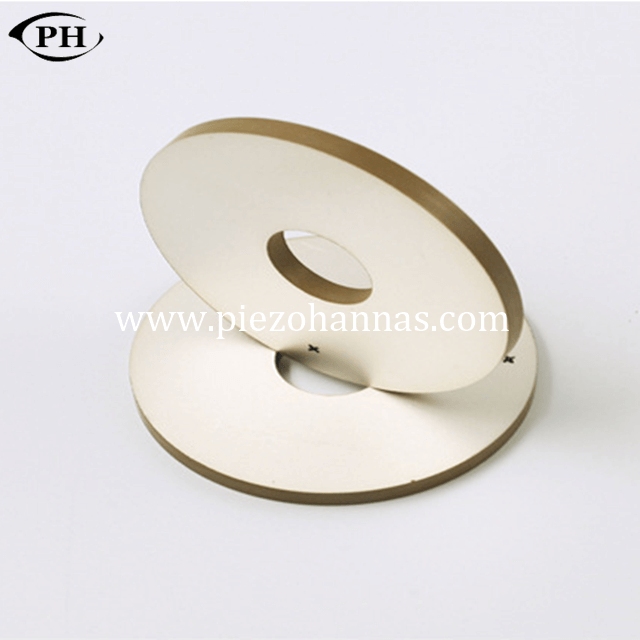 Electrical piezo ceramic ring plate for ultrasonic welding