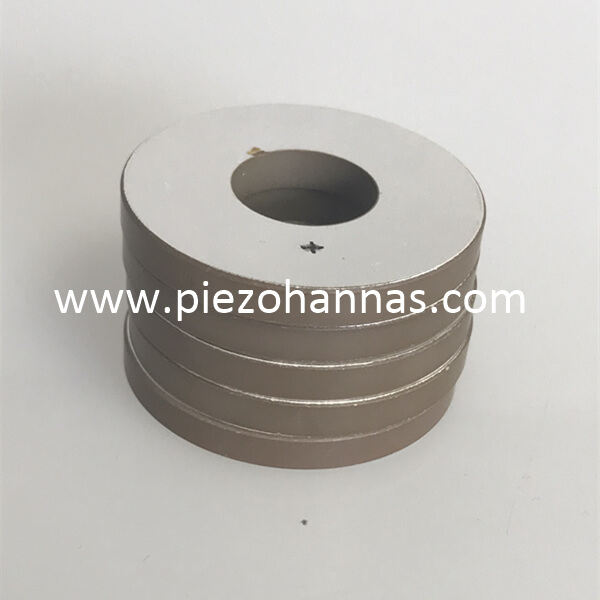PZT material piezoceramic rings piezoelectric sensors for sale