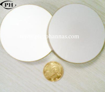 25mmx2mm brass piezoelectric disc generator with P8 material