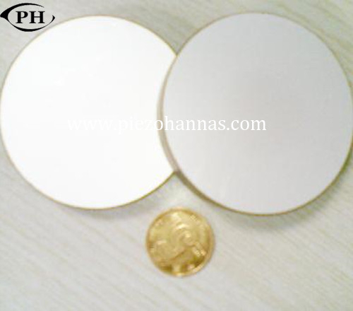 25mmx2mm brass piezoelectric disc generator with P8 material