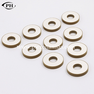 P82-13*5.3*2.2mm ring piezo bimorph actuator for ultrasonic welding