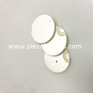 Pzt5a material piezoelectric disc transducer for level sensing