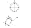 10Hz-50kHz Hydrophone Array USBL Transducer Underwater Acoustic Positioning Array