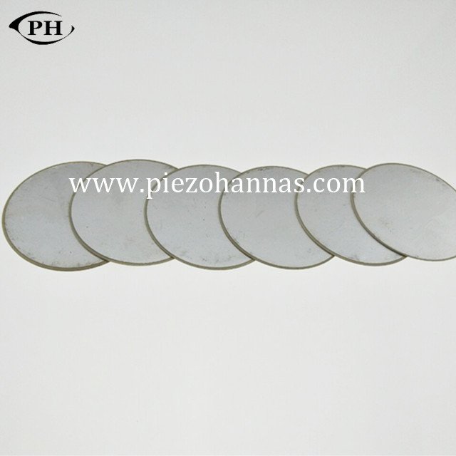 P5 material piezoelectric disc transducer for wall thickness sensor