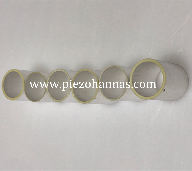 homemade piezoelectric transducer piezo tube for underwater comunications