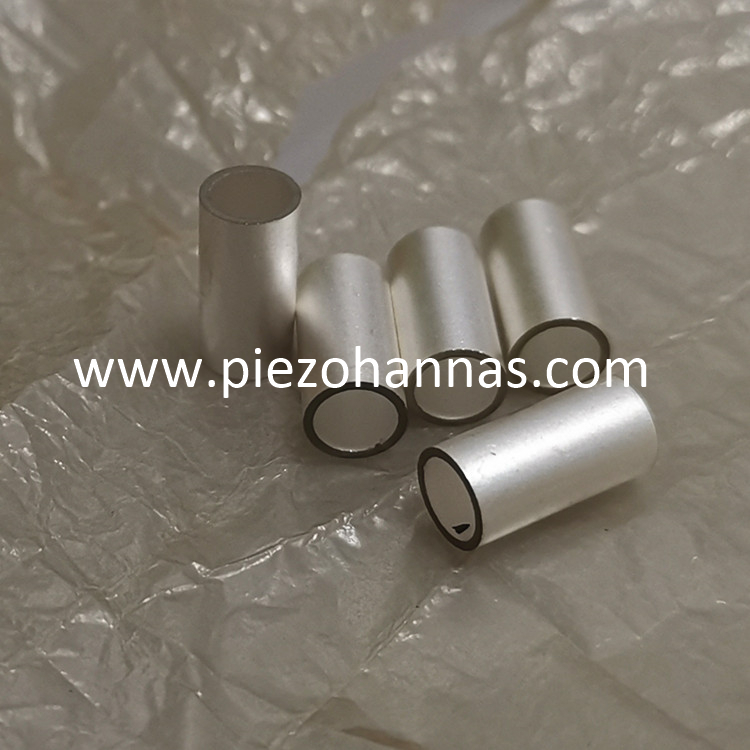 Pzt Material Piezoceramic Cylinder Piezoelectric Transducer Sensor