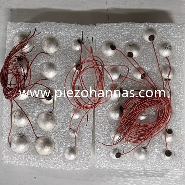 Stock 15*1 Piezoceramics Sphere for Hydrophone