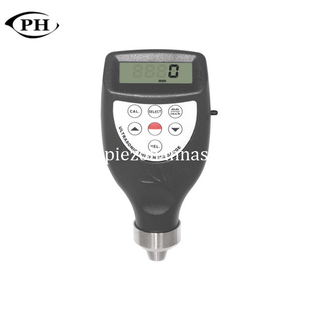 Ultrasonic Thickness Gauge with Sound Velocity Measurement for Plastic