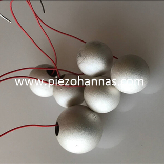 Piezo Electrical Crystal Piezo Ceramic Sphere Piezoceramic Transducers for Hyrdophone