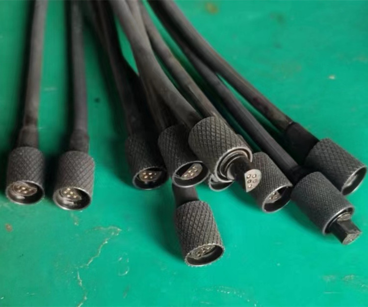 Circular Rubber 5 Contact Underwater Connectors for Marine Scientific 