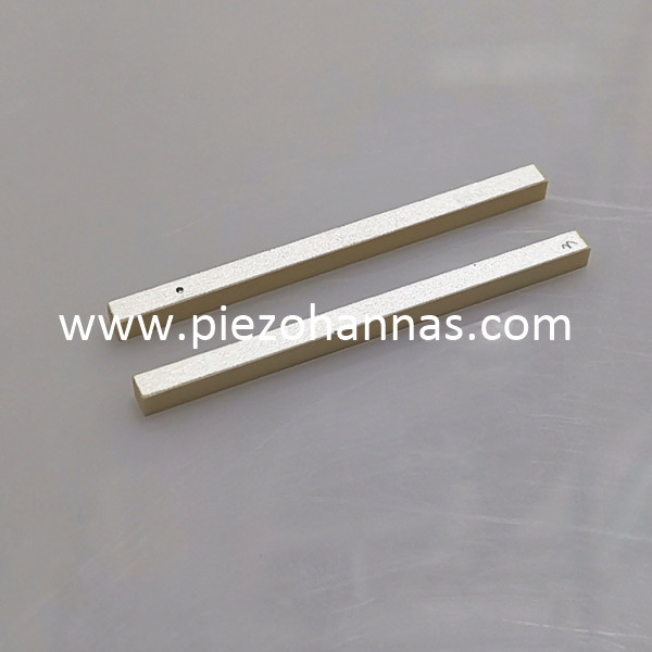 Silver Layer Electrodes Piezo Ceramic Blocks for Vibration Sensor