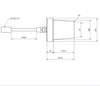20kHz-30khz USBL Transducer Underwater Acoustic Positioning Transducer