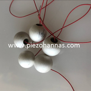 500 KHz Piezoelectric Sphere Focusing Transducer Crystals for Hydrophone 