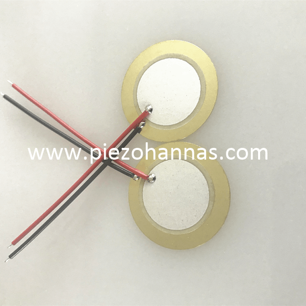 Piezo Diaphragm Piezoelectric Film Sound Transducer with Wires Solder 
