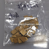 gold plating electrode shear polarized piezoelectric ceramic transducer