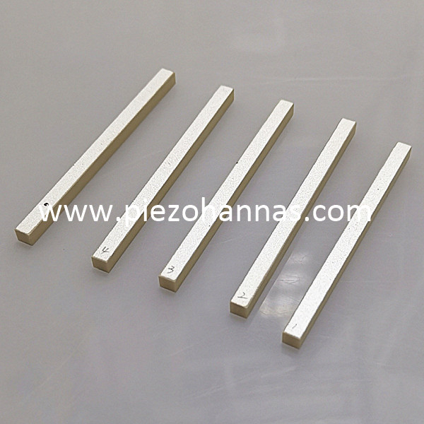 Stock Piezoelectric Ceramic Strips Piezoelectric Transducers for Hydrophone