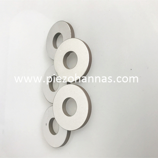 Silver Plating Rings Piezo Ceramic Ultrasonic Piezoelectric Transducer Ring