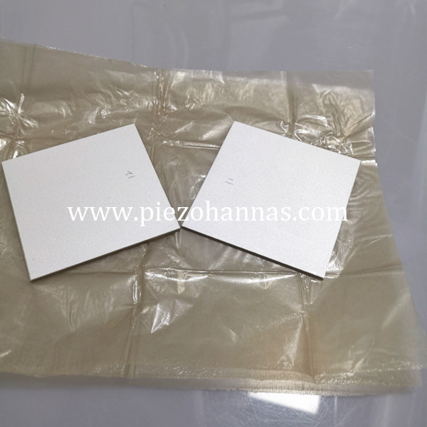 PZT 5A ceramic piezo ceramic plate for piezoelectric accelerometer 